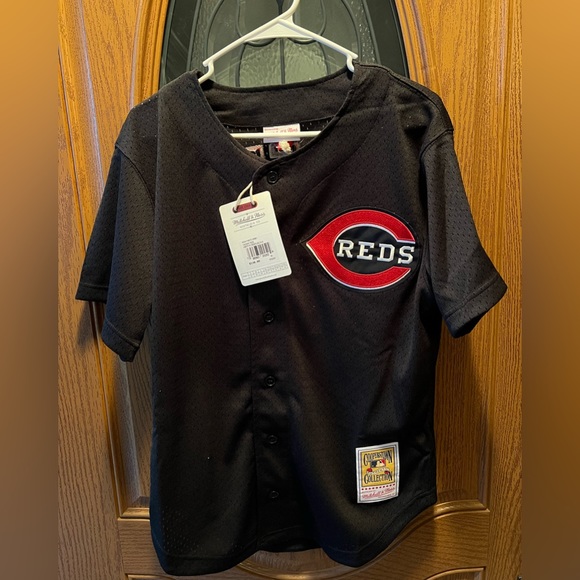 Shirts Mitchell And Ness Ken Griffey Jr Cincinnati Reds Anniversary